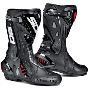 Sidi ST Motorcycle Motorbike Boots - Black - Picture 1 of 10