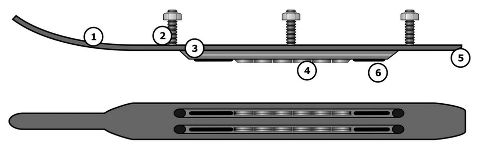 4" DUAL Runner Carbides fits Polaris XC 500 600 700 800 Classic Touring - Image 1 of 1