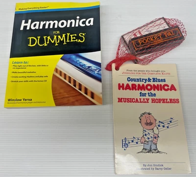 Vintage -Harmonica for the Musically Hopeless (New) & For Dummies (32319RK) - Image 1 of 4