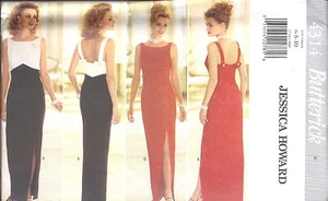 UNCUT Butterick Vintage Sewing Pattern Misses Evening Gown Dress 4314 Easy OOP - Picture 1 of 2
