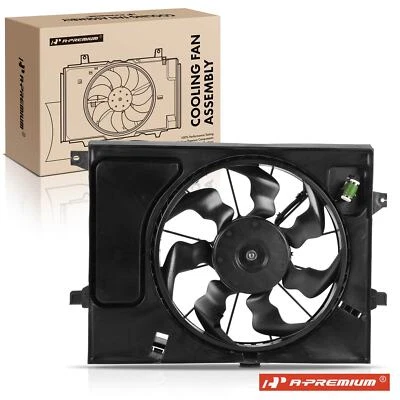 Вентилятор охлаждения радиатора премиум-класса A с плащаницей в сборе для Kia Soul 2012-2019 1,6 л 2,0 л - Изображение 1 из 4