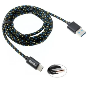 Type-C 6ft USB Cable Charger Cord Power Wire Long Braided Fast for USB-C Phones - Picture 1 of 6