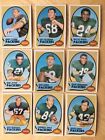 TOPPS 9-1970 GREEN BAY PACKERS CARDS STARR-HORN-WOOD-ROBINSON EX CONDITION