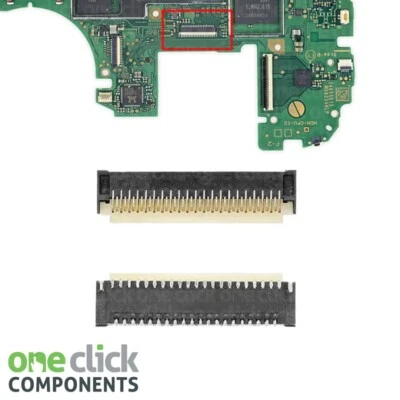 For Nintendo Switch Lite LCD Screen ZIF FPC 41 Pin Ribbon Cable Socket Connector - Image 1 of 4