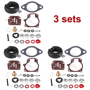 3 Carburetor Rebuild Repair Kit For OMC Johnson Evinrude 0392061 0396701 0398729 - Bild 1 von 5