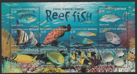 2023 Cocos (Keeling) Islands Minisheet. Mint Never Hinged Cover
