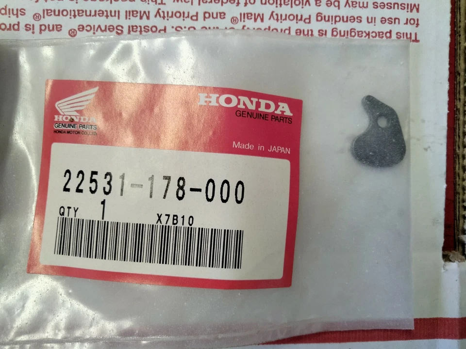Peso del embrague genuino Honda 22531-178-000 C50 C70 C90 CT70 Z50 ZB50 XR CRF nuevo de stock Foto 1 de 1