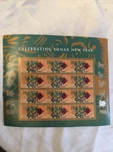 Year of the Dog Lunar New Year. Sheet of 12 Forever Stamps. New! - Picture 1 of 2