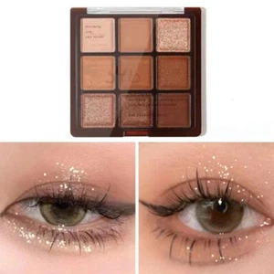 Paleta de sombras de ojos chocolate EarthColor nueve colores plato de sombra de ojos Navidad EE. UU. - Imagen 1 de 11