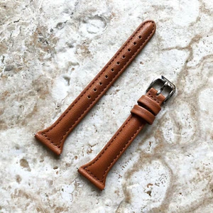 Correa de correa de cuero marrón delgada para reloj inteligente Huawei GT 2 y GT 42 mm -B20 - Imagen 1 de 7