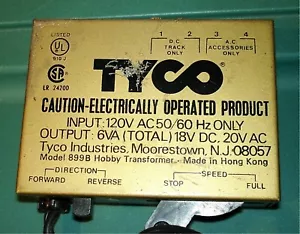 TYCO - Hobby Trafo #899B - Netzteil - HO Train (C) - Bild 1 von 4