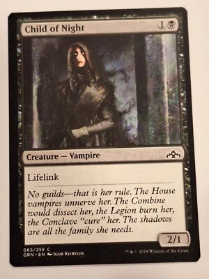 Child of Night - Guilds of Ravnica - Magic the Gathering MTG Nice! - Image 1 of 2