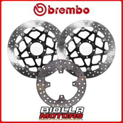 KIT DISCHI FRENO BREMBO DUCATI STREETFIGHTER 848 2014 ANTERIORE + POSTERIORE [Fl Foto 1 de 4