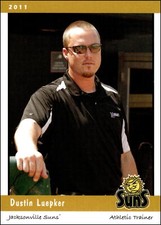 2011 Grandstand #NNO Dustin Luepker    Jacksonville Suns