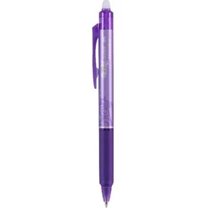 Pilot Gel Pen Frixion Clicker Purple 0.5mm Extra Fine Erasable Retractable 32524 - Picture 1 of 1