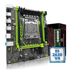 X99-8D4 ATX Motherboard Set + Xeon E5 2630 V4 CPU + 16GB DDR4 2133MHZ RAM Bundle - Picture 1 of 8