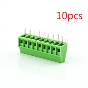 10pcs 9 poles/9 Pin 2.54mm 0.1'' PCB Universal Screw Terminal Block Connector - Picture 1 of 4