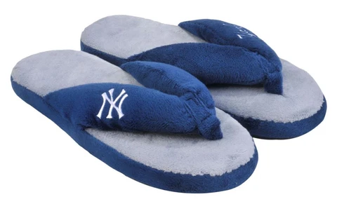 New York Yankees Size Large Women's Thong Flip Flop Slippers [NEW] MLB Slide Cover
