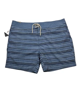 Faherty Sz 40 Mens Classic Boardshorts Blue Falls Ikat Swim Shorts Beach NEW - Picture 1 of 5
