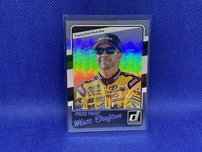 Matt Crafton Press Proof /49 2017 Panini Donruss NASCAR Foil.    #84 - Image 1 of 3