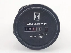 Honneywell  82041 Series 82400 2-1/16" Non-Illuminated Hourmeter Gauge Meter - Imagen 1 de 6