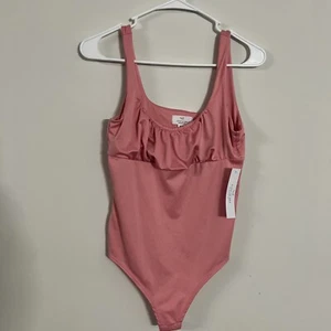 Live In The Moment rosa ärmellos Body Damen Medium NEU - Bild 1 von 9