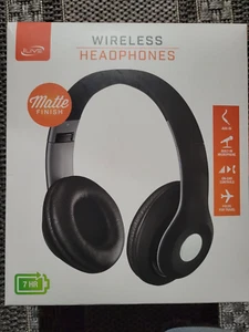 iLive IAHB48MB Bluetooth Over-The-Ear Headphones w/Microphone (Matte Black), New - Picture 1 of 2