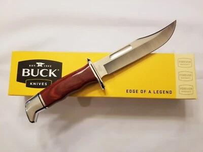 BUCK KNIFE - #119 SPECIAL FIXED BLADE - 10.5" OVERALL LENGTH + LEATHER SHEATH - Image 1 of 4