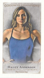 2016 UPPER DECK GOODWIN CHAMPIONS MINI CANVAS #36 HALEY ANDERSON *26213
