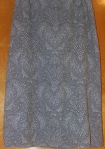 Falda de lana Pendleton para mujer talla 14R gris cachemir azul debajo de la rodilla - Imagen 1 de 4