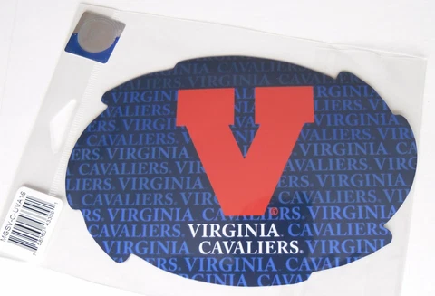 NCAA 1 Pair Virginia Cavaliers Magnets 6 7/16" Wide x 4 3/8" High Cover