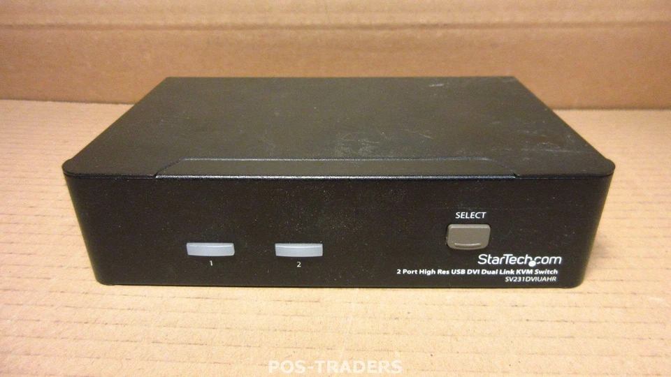 StarTech SV231DVIUAHR 2 x Port High Resolution USB DVI Dual Link KVM Switch - Bild 1 von 4
