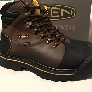 NUEVAS BOTAS DE TRABAJO KEEN Utility para hombre talla 9,5 EE Milwaukee 6” punta de acero WP 1009174 - Imagen 1 de 12