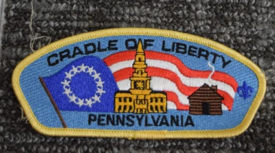 Boy Scout Cradle Liberty PA Council Shoulder CSP Uniform Shirt Patch BSA MV490 - Image 1 of 2