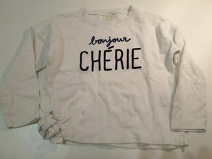 Zara Kids Girls Jumper White Size 7 Years 122 - Picture 1 of 1
