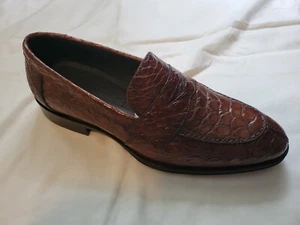 Zelli 190 Roma-Stil: 11-201 CGM Roma Krokodil Penny Halbschuh Größe 9M MRSP $ 1295 - Bild 1 von 21
