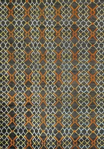 Hand-knotted Geometric Moroccan Oriental Modern Area Rug Home Decor Carpet 8x11 - Picture 1 of 12