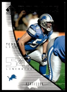 2004 SP Authentic Teddy Lehman Rookie 0247/1199 Detroit Lions #117 R78 - Picture 1 of 2