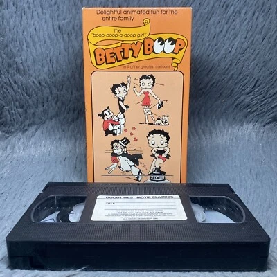 Betty Boop the Boop-Boop-a-Doop girl VHS 1985 GoodTimes Home Video Rare Film - Image 1 of 4