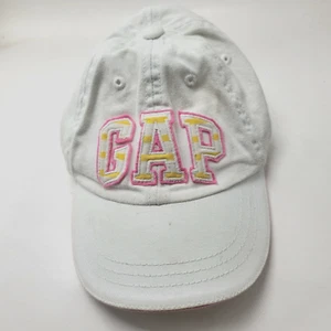 Gap Girls Kids Small Medium Hat Cap White Strapback B310D - Picture 1 of 5