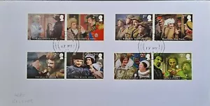 GB 2023 Commemorative Set of very fine used Blackadder stamps on envelope - Picture 1 of 3