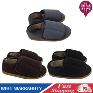 Men\'s Diabetic House Shoes for Swollen Feet Diabetic Slippers for Indoor Slippe - Picture 1 of 21