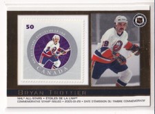 2005 PACIFIC CANADA POST BRYAN TROTTIER ALL STAR GAME STAMP CARD #35