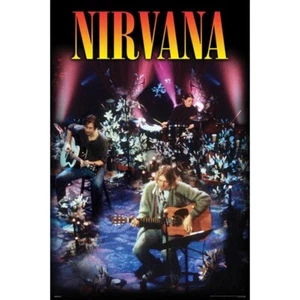 2024 NIRVANA UNPLUGGED POSTER KURT COBAIN NEU 24x36 KOSTENLOSER VERSAND - Bild 1 von 1