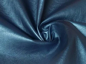 Faux Leatherette Pleather Fabric Material PETROL METALLIC - Picture 1 of 2