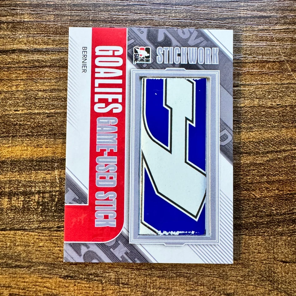 2013-14 In The Game Stickwork Jonathan Bernier Silver Game Used Stick #/14 TOR - Image 1 of 1