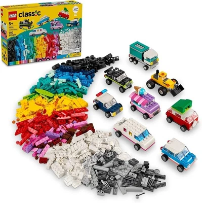 LEGO Classic Creative Vehicles, Colorful Construction Brick Building Kit - Image 1 of 4