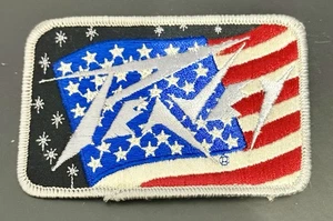 Vintage Peavey Verstärker amerikanische Flagge bestickt Patch - Bild 1 von 2