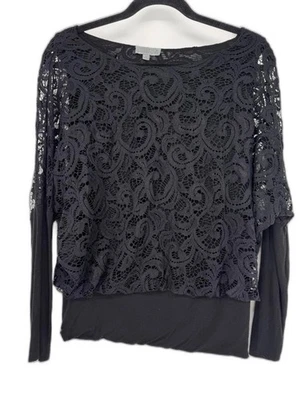 JOSEPH A qu'est-ce que c'est TALLA M TOP ENCAJE NEGRO Foto 1 de 4