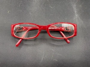 VERSACE 3076-B 584 50:16 130 Womens Red Eyeglasses Frames ONLY  ITALY - Picture 1 of 9